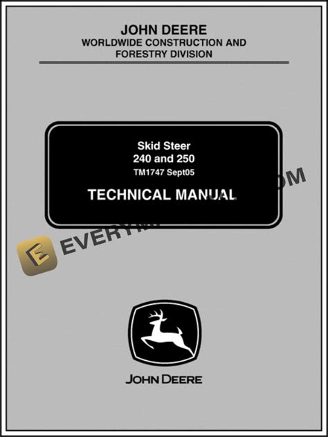 deere 240 skid steer data|240 skid steer service manual.